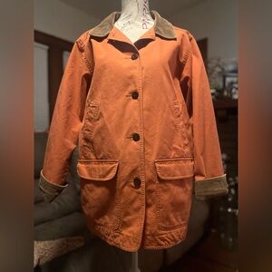Vintage Women’s LL Bean Adirondack Barn Coat, Rust, Size M